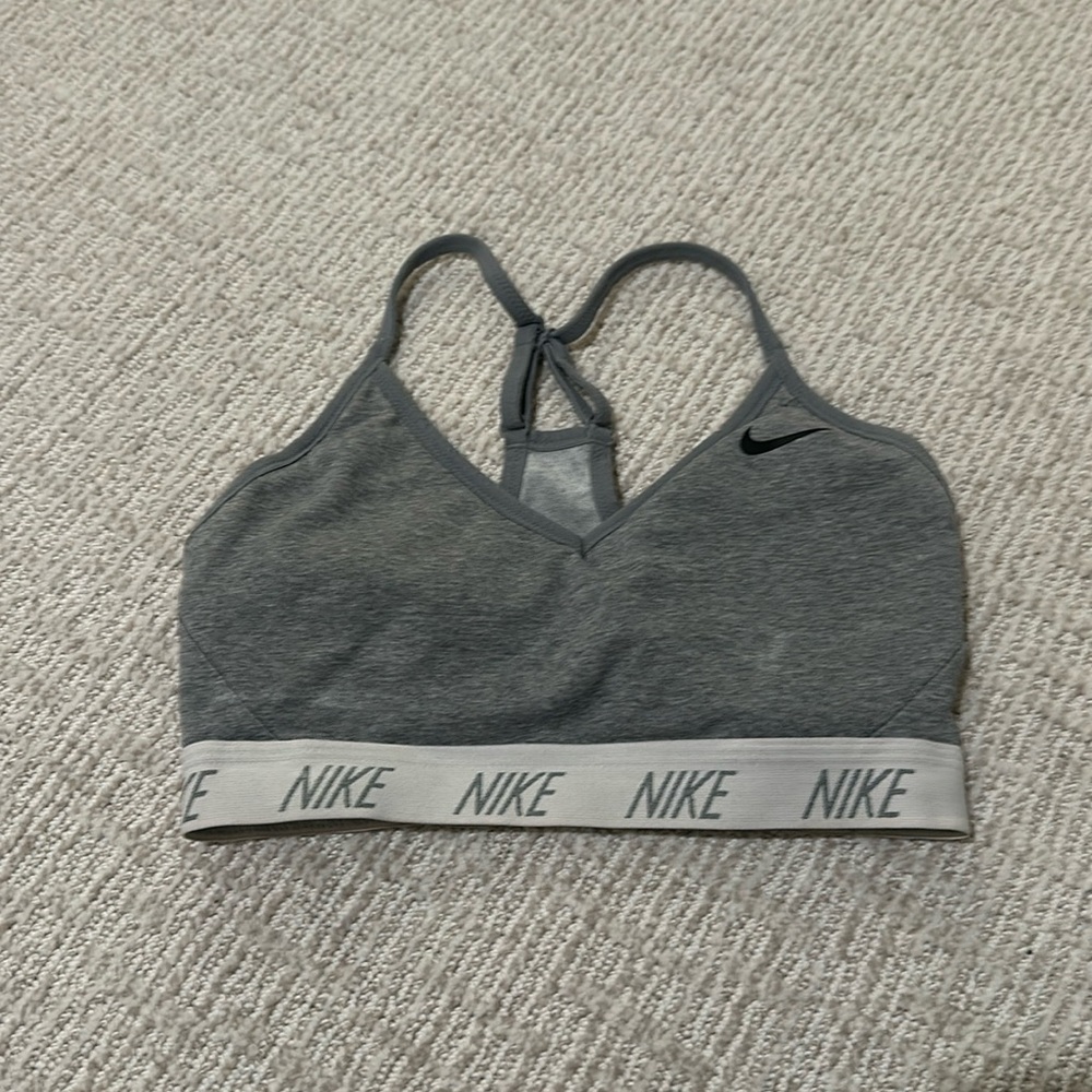 Grey Nike Sports Bra
